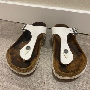 Birkenstock Size 36 Women’s Gizeh White Sandals